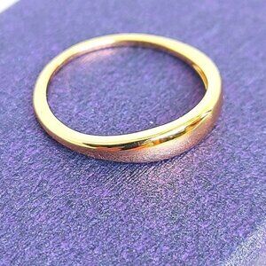 Engraved "You are always‎ on my mind" Minimalist 925 Sterling Silver Ring.